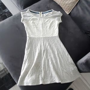 🛑SOLD🛑Xhilaration Gray dress with lace detail